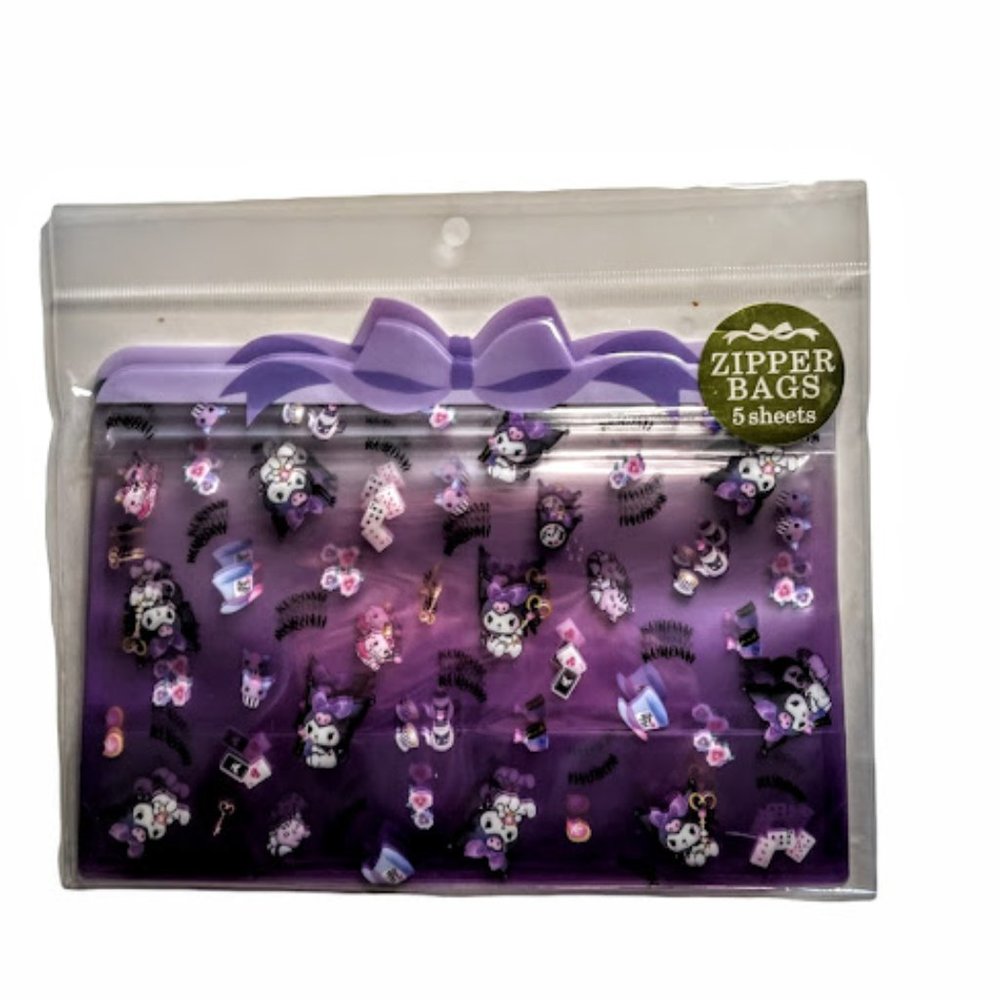 Sanrio Japan Kuromi Zip Bags